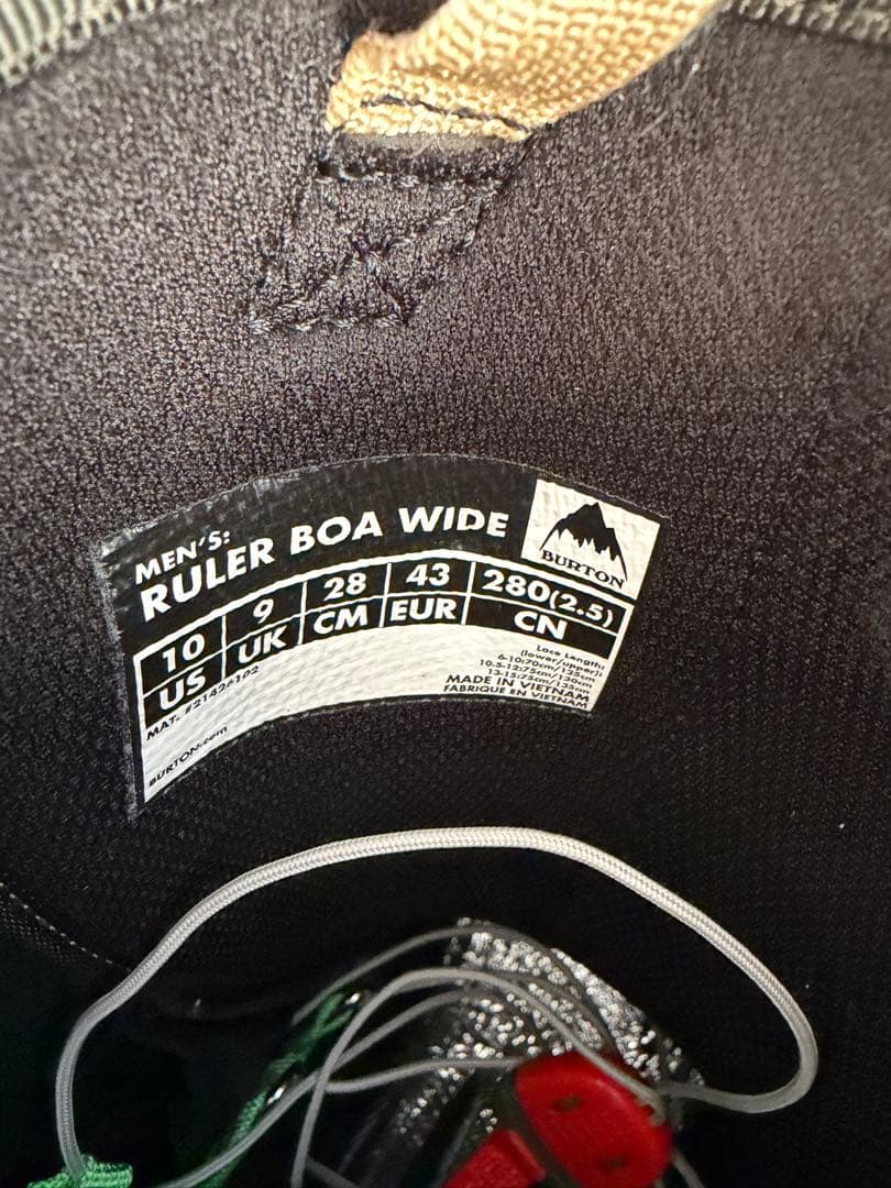 スノーボード BURTON RULER WIDE BOA 28cm