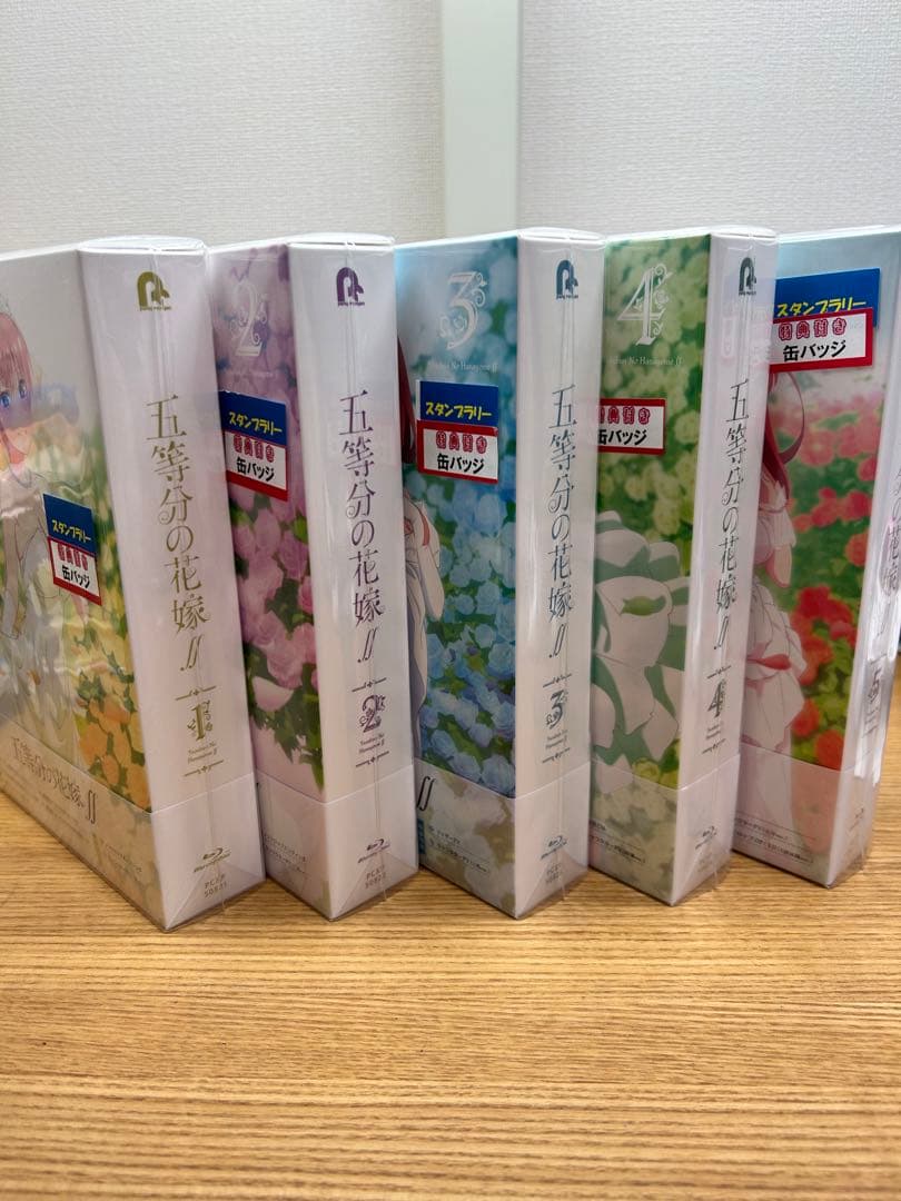 五等分の花嫁 1期2期Blu-ray計10巻セット