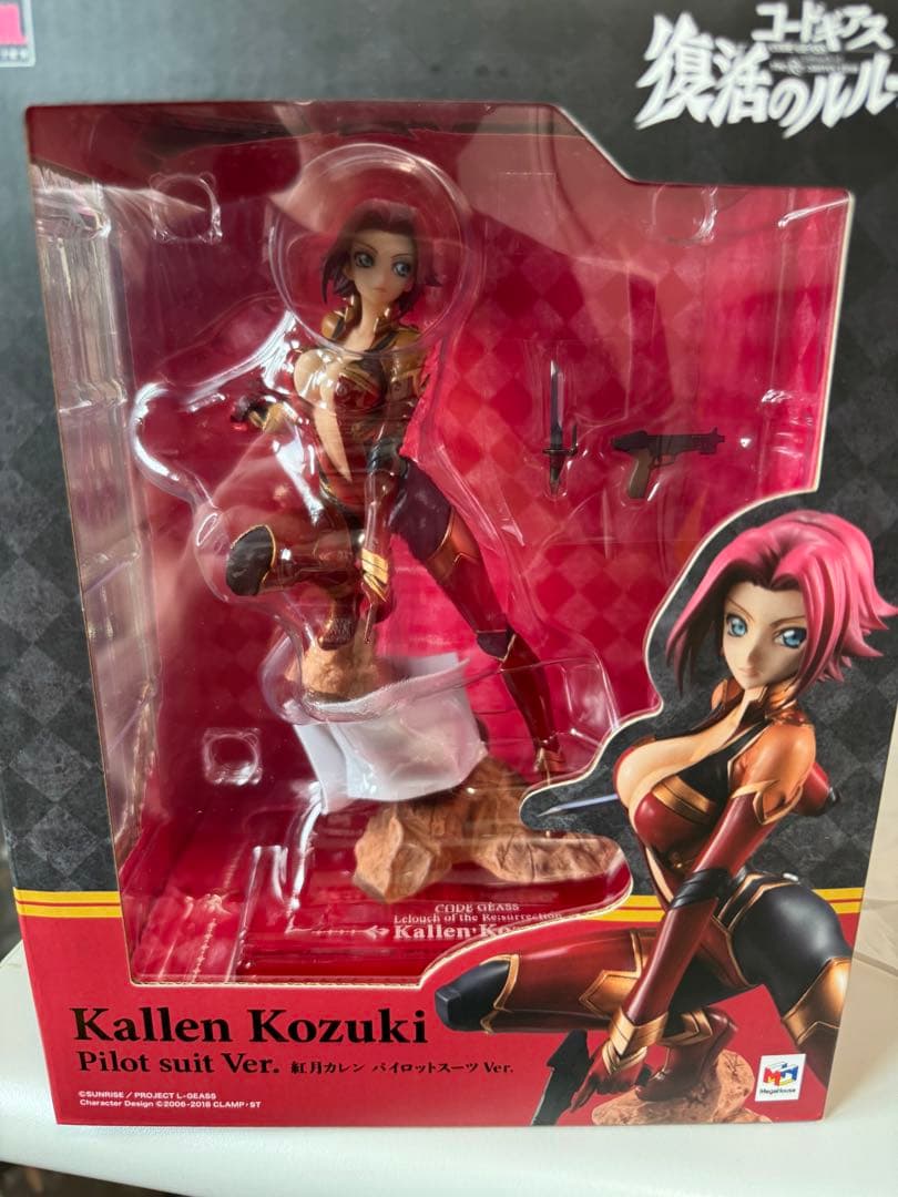 コードギアス　カレン　フィギュア2種類+メタルビルド　紅蓮聖天八極式
