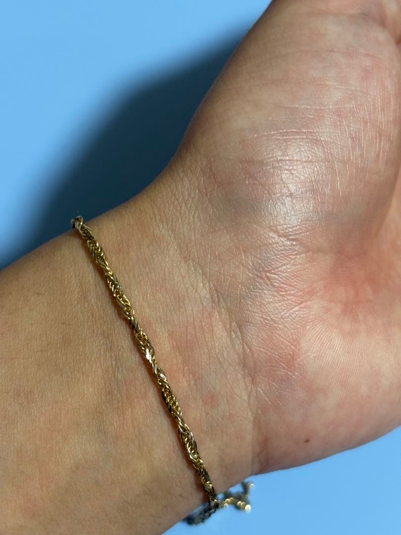 年末価格！AVALANCHE 10Ｋチェーンブレスレット