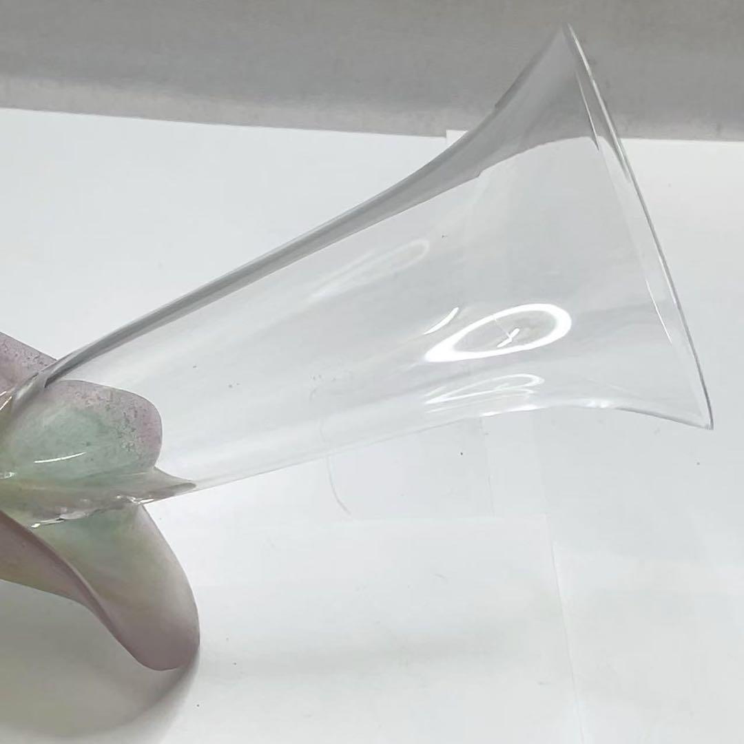 Daum Franceドームフランスクリスタルガラス昆虫フラワー花瓶