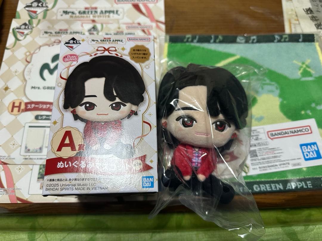 一番くじ Mrs. GREEN APPLE A賞 大森元貴➕下位賞4点 - メルカリ