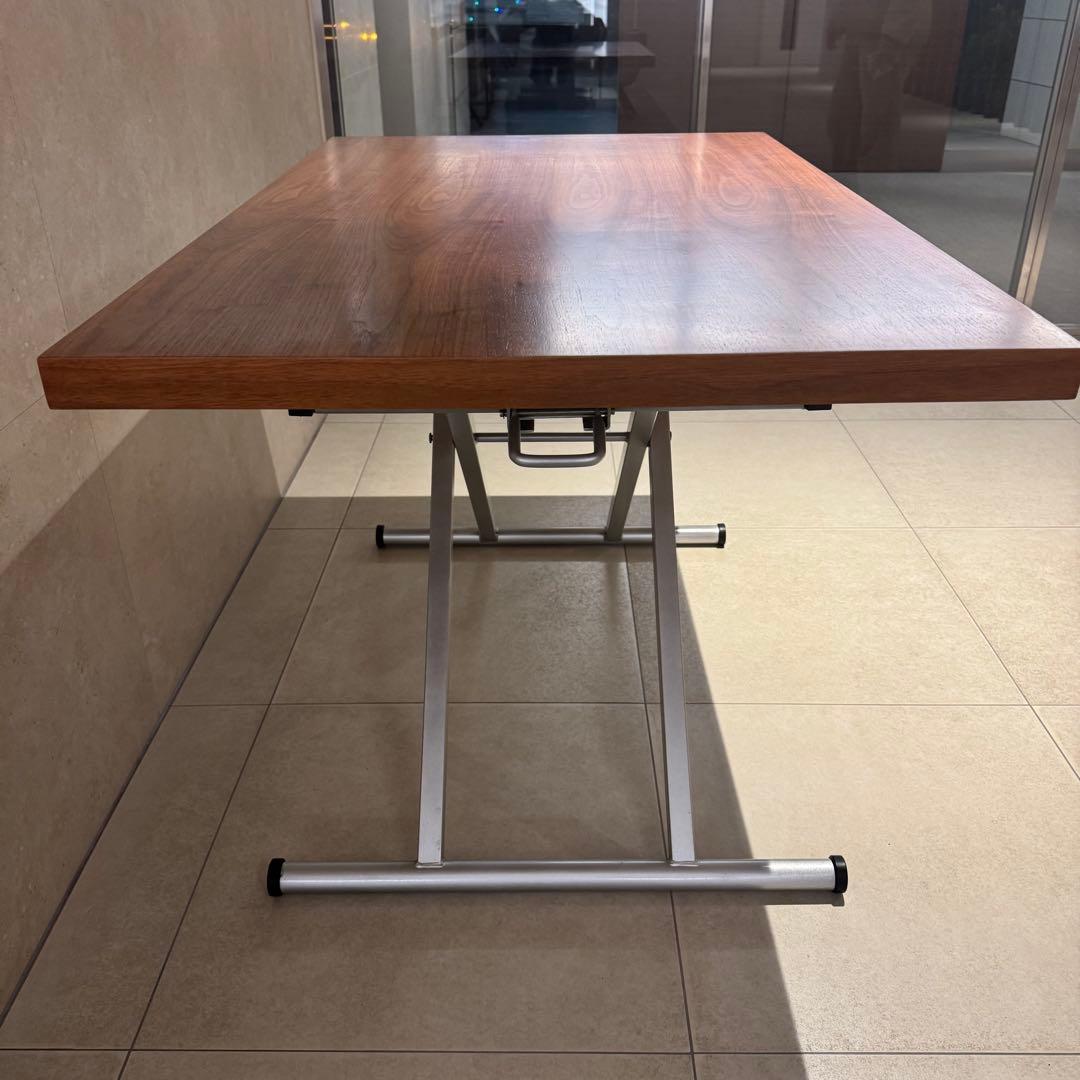 ニトリ 昇降テーブル ACTIVE（アクティブ）120cm ウォルナット 美品