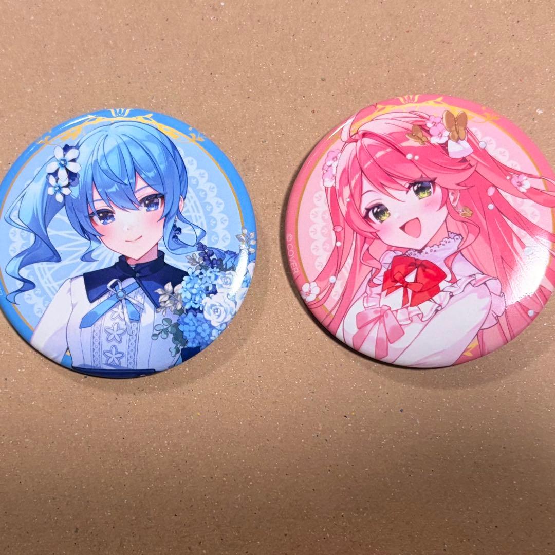 ホロライブ 東京駅 缶バッジ miComet さくらみこ 星街すいせい - メルカリ