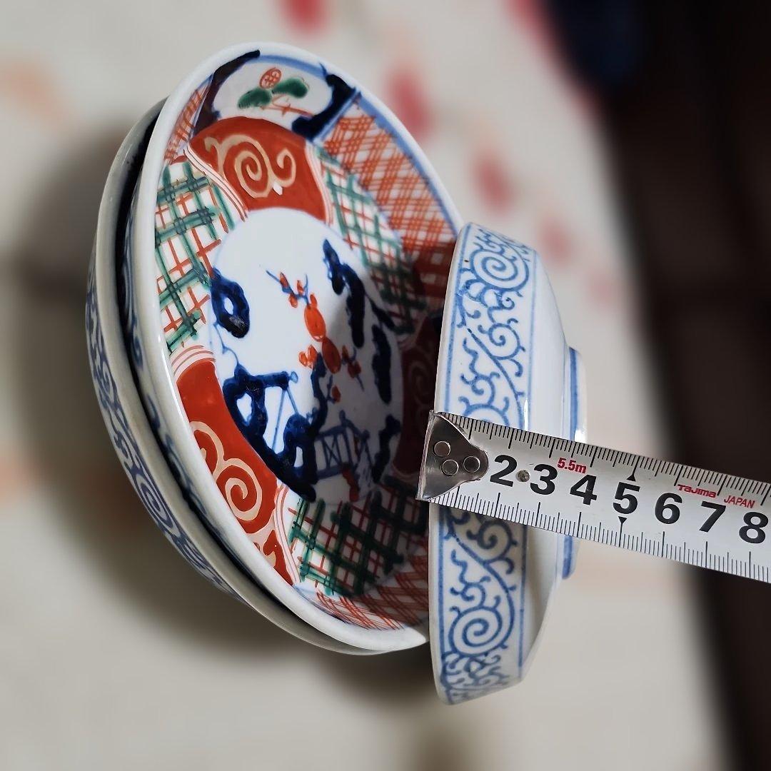 古伊万里 赤絵 なます皿 3枚