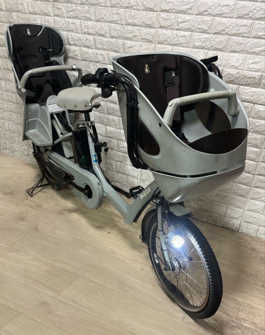 ✨美品✨室内保管✨純正チャイルドシート✨ブリヂストンビッケポーラ子供乗電動自転車