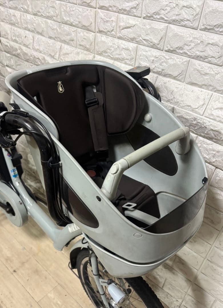 ✨美品✨室内保管✨純正チャイルドシート✨ブリヂストンビッケポーラ子供乗電動自転車