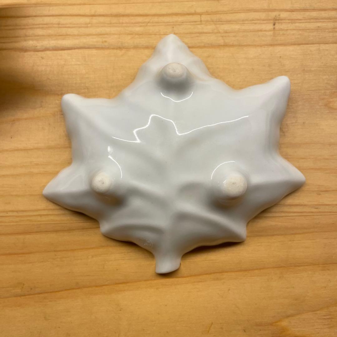 東山 古赤絵写 高士図楓形小皿 6客 共箱あり 宮永東山