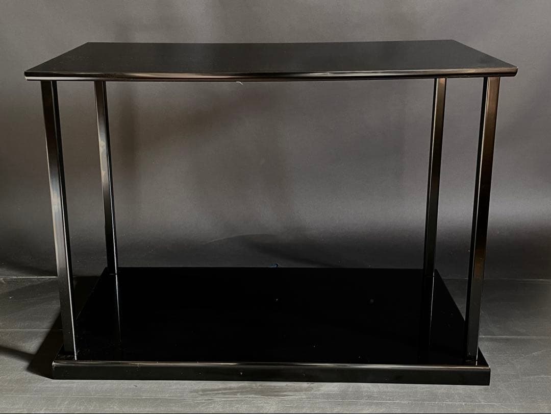 美品】「母」 輪島塗 真台子 塗師 久世 宗春 組立式 共箱 茶道具 （Fあ