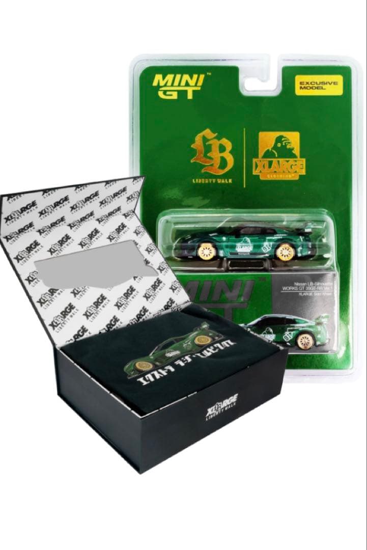 MINIGT 1/64 LBWK × XLARGE スペシャルBOX GT-R