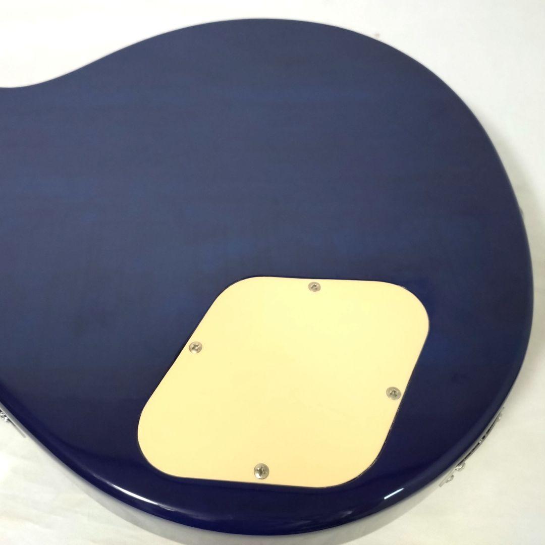 美品 Grote LP Style レスポールタイプ シースルーブルー トラ杢 美品