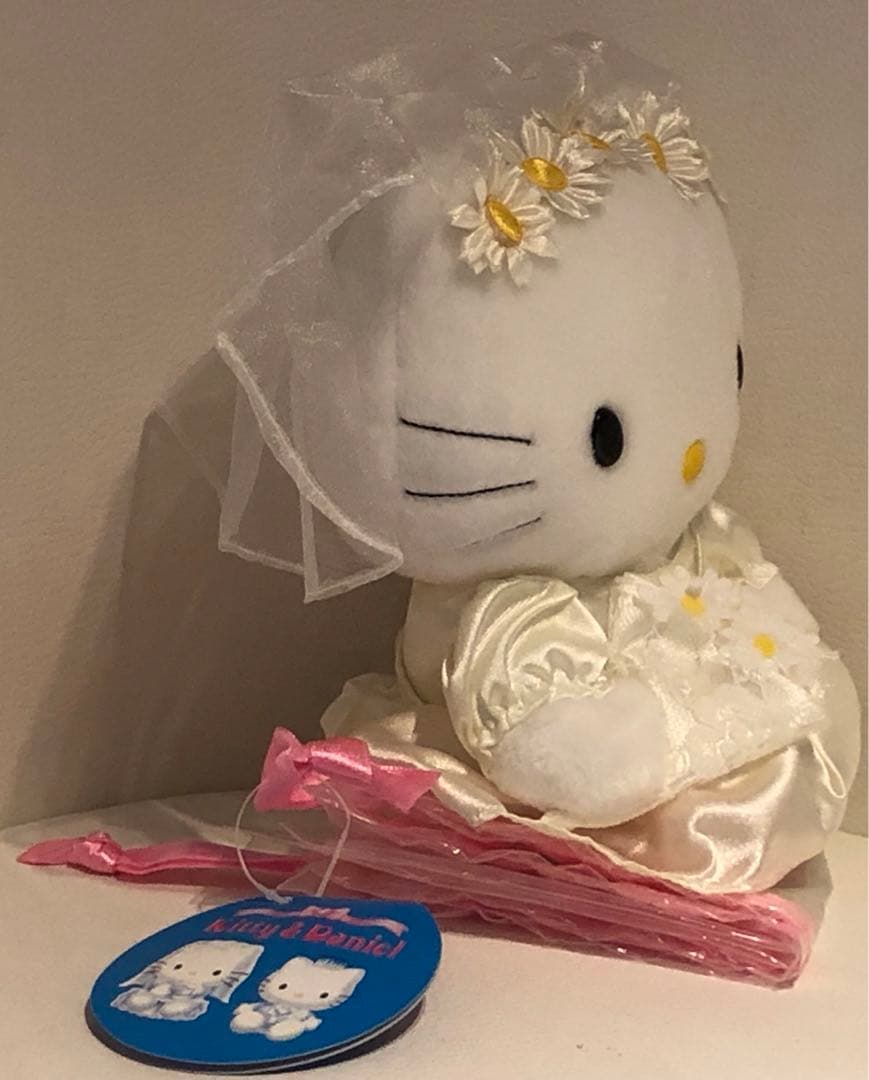ハローキティ ぬいぐるみ ウエディング ドール 1999年　新品タグ付き