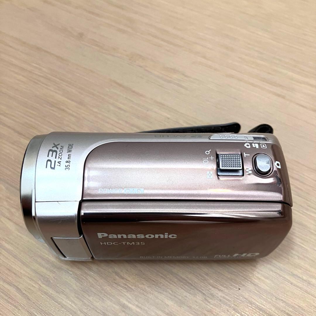 美品✨パナソニック 内蔵メモリ HDC-TM35 ビデオカメラ 32GB