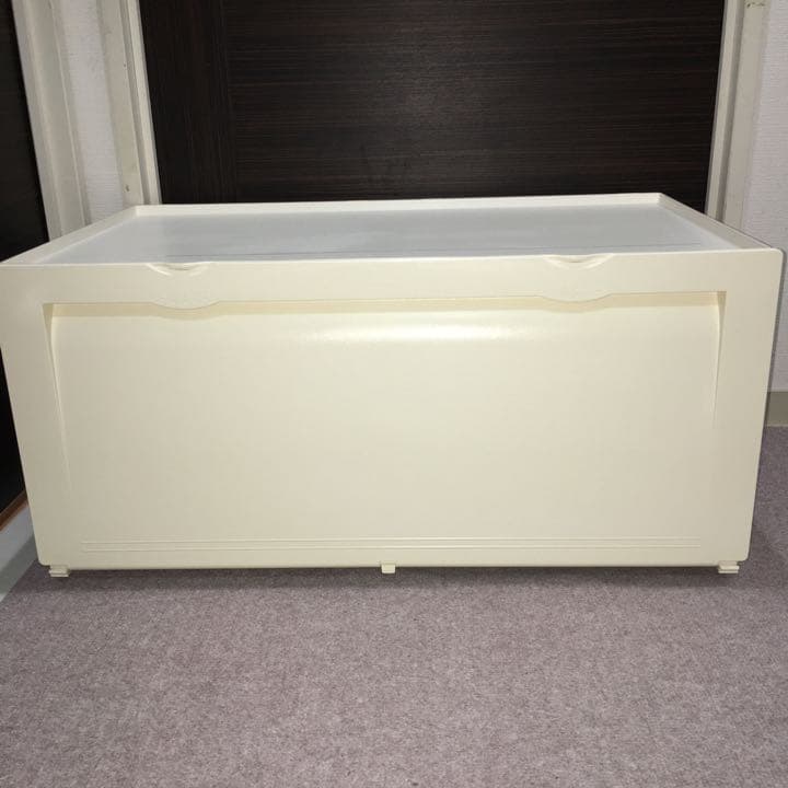 タッパーウェア スーパーチェスト カスタード ワイド深型ディープ