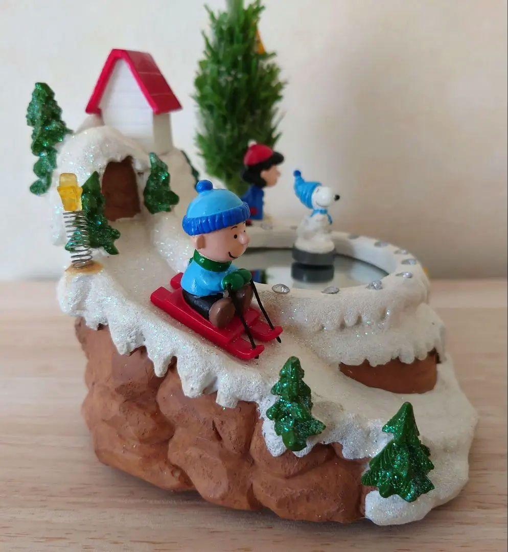 ◎激レア　スヌーピー オルゴール付き SN ジオラマハウス スケート　サンリオ◎