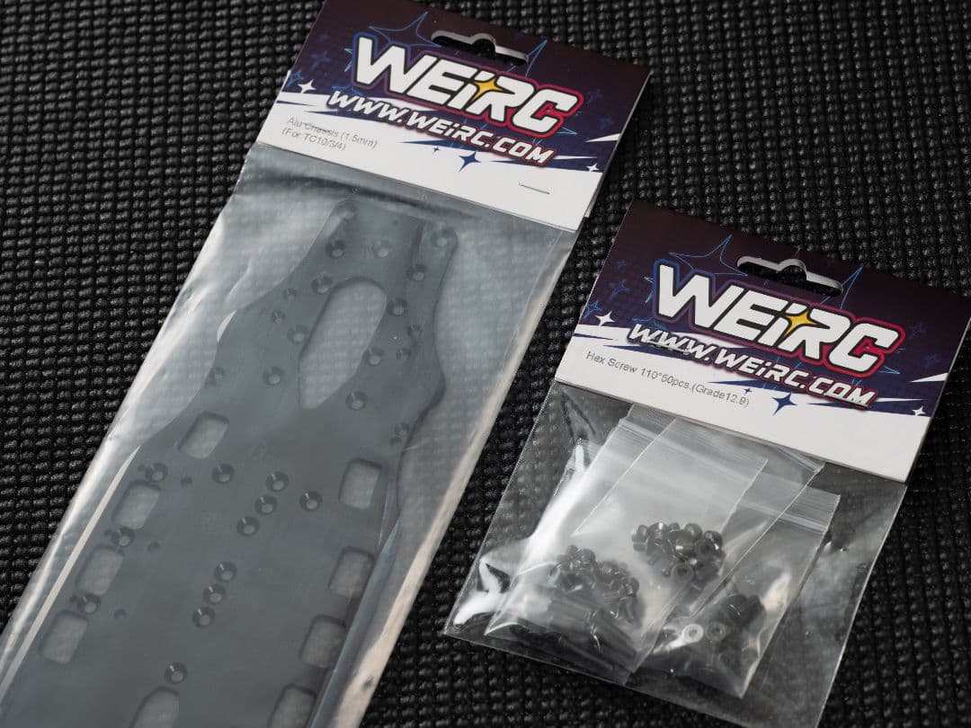 WEiRC AXON TC10/4用 1.5mmアルミシャーシ+専用ビスセット