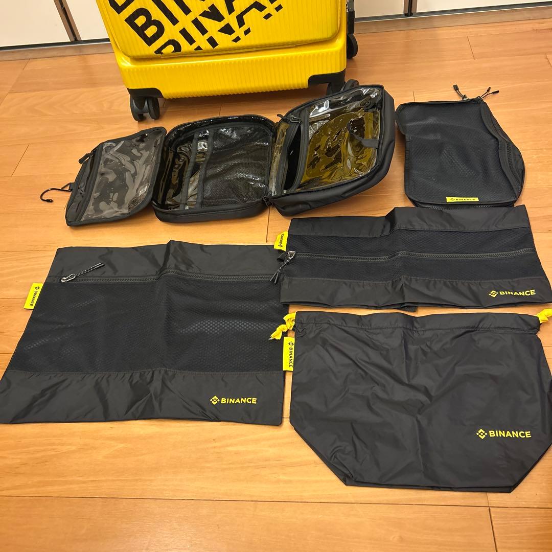 貴重Binance トランク キャリーケース バイナンス Bag in Bag付