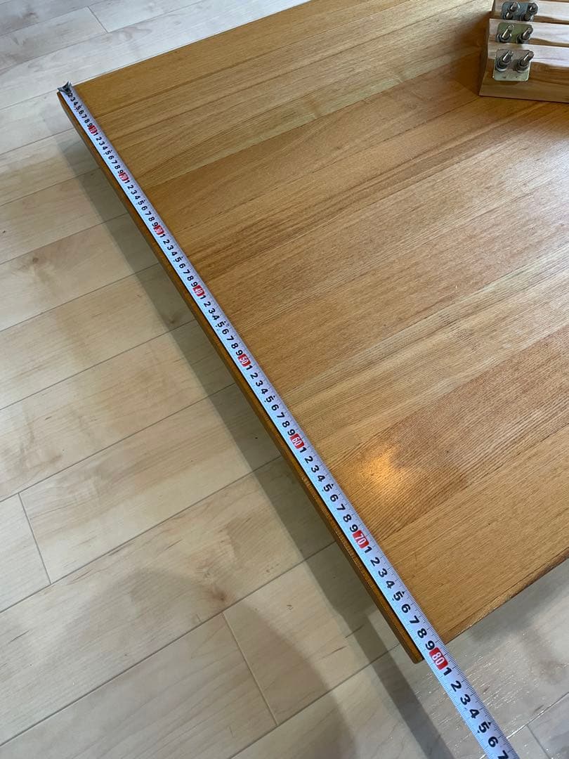 チャメゴン‼️無印良品 木製ダイニングテーブル（幅165cm）※テーブルのみ