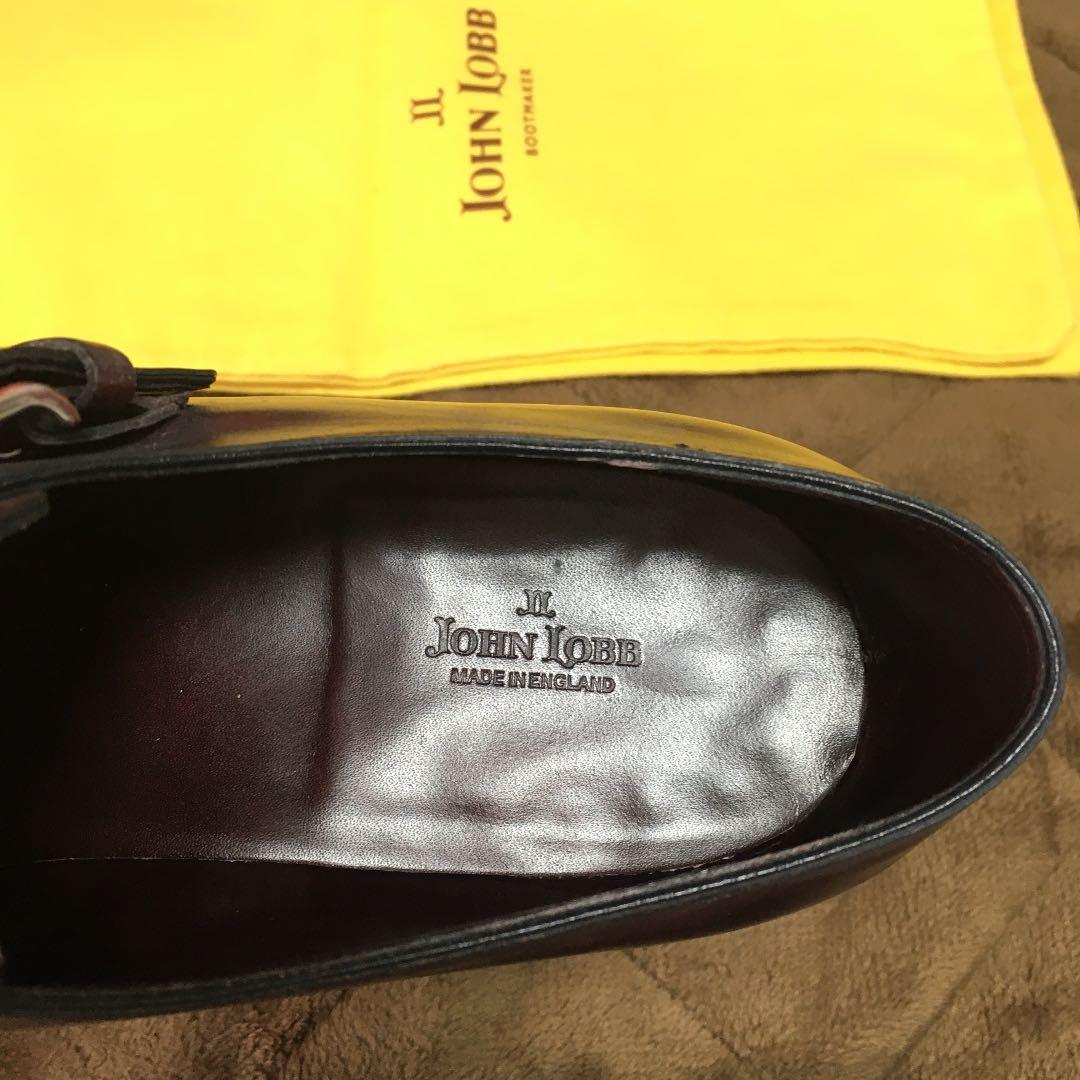 JOHN LOBB ダブルモンク革靴　8ハーフ
