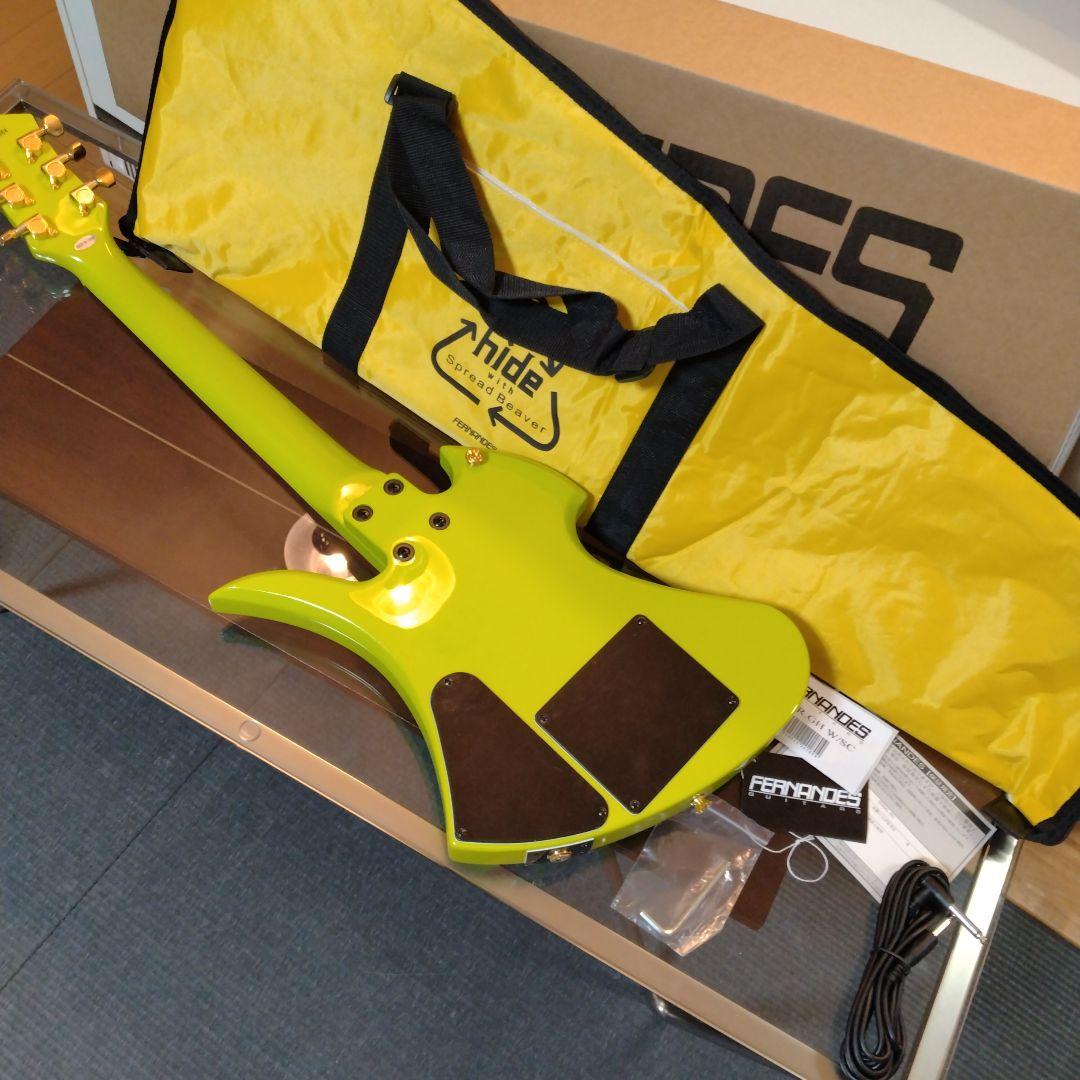 ✨️超希少✨️未使用 hideモデルギター グリーンハートJr. Burny