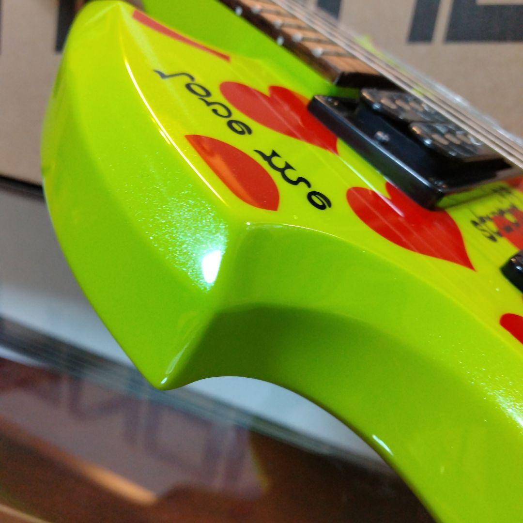 ✨️超希少✨️未使用 hideモデルギター グリーンハートJr. Burny