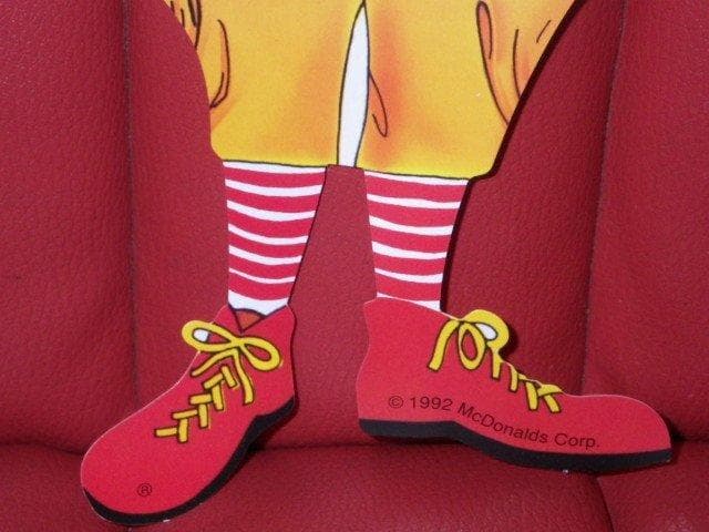 90'S☆ロナルド・マクドナルド☆壁掛け☆ピエロ☆サーカス☆ビンテージ