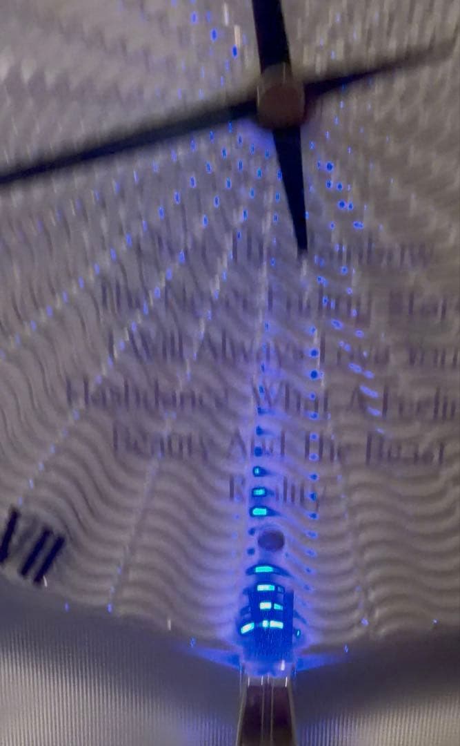 RE545L 壁掛け時計 SEIKOイルミナ