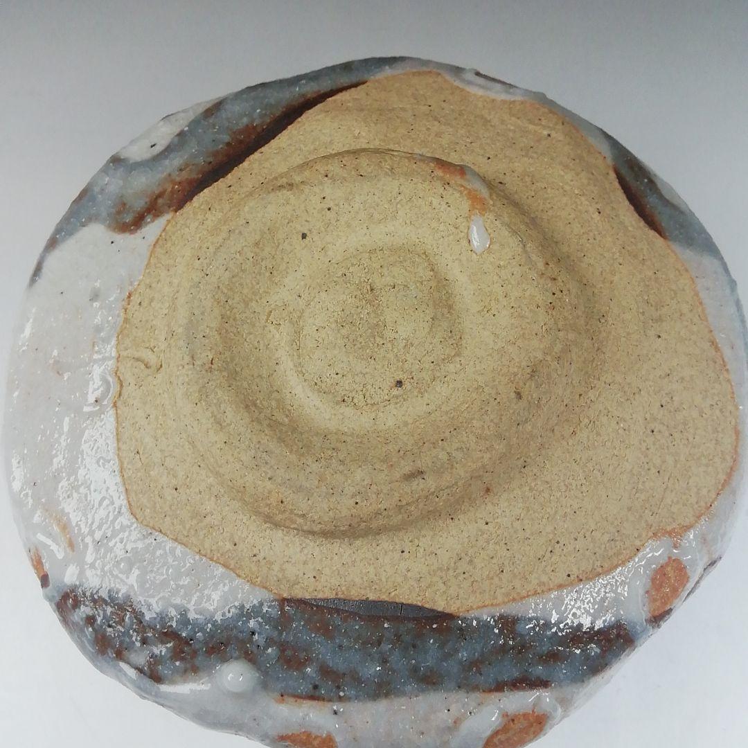 T492 茶碗 『鼡志野』『土渕善丕氏 造』 共箱 抹茶碗 茶道具