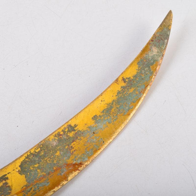 アンティーク 古銅鍍金 アラビアジャンビーヤ 模造刀 C 8749A - メルカリ