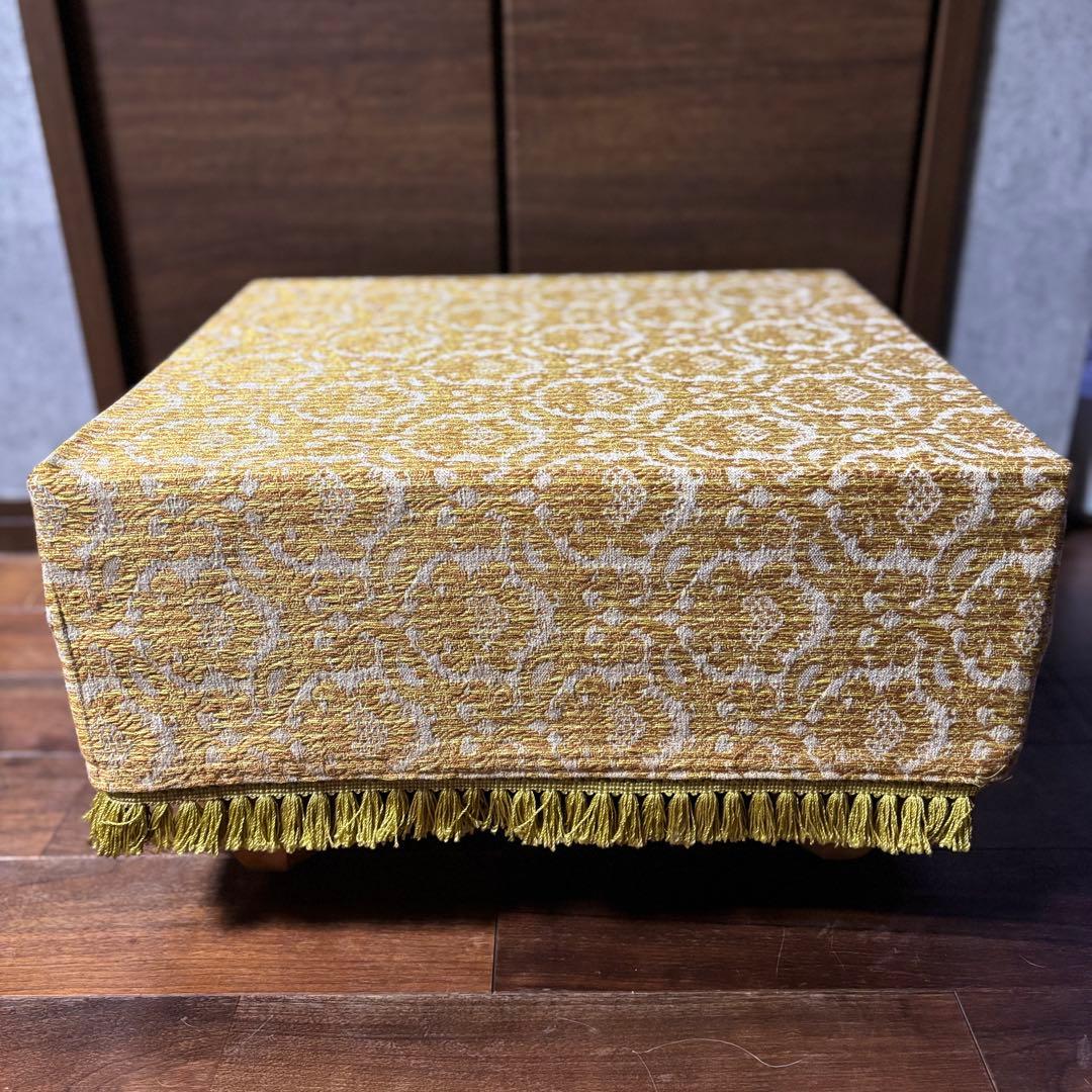 【美品】丸正謹製 5寸 足付碁盤 緑箱・黄色布カバー付き