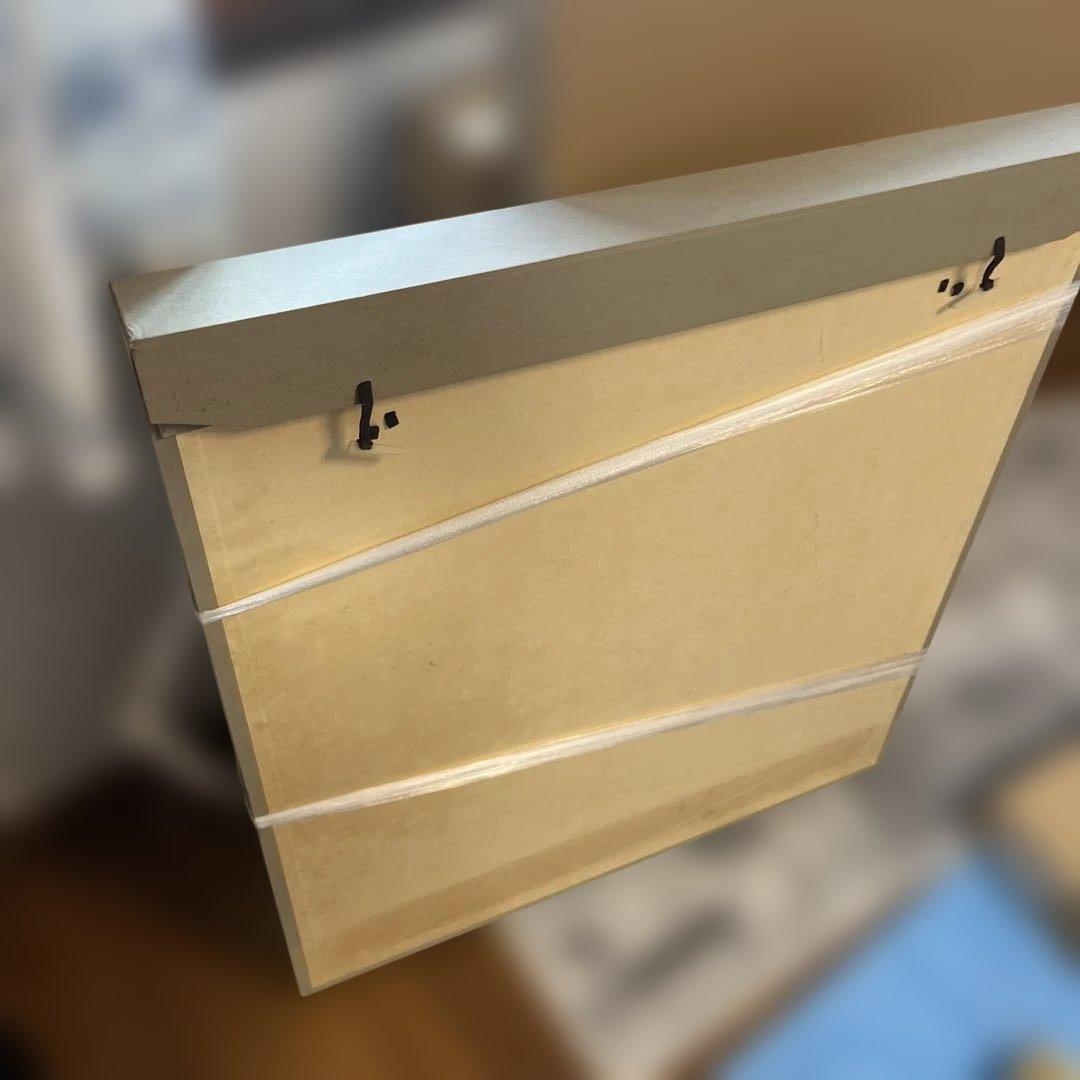 伊東 深水「羽子」リルトグラフ版画 横69センチ✖️縦66センチ厚み5センチ