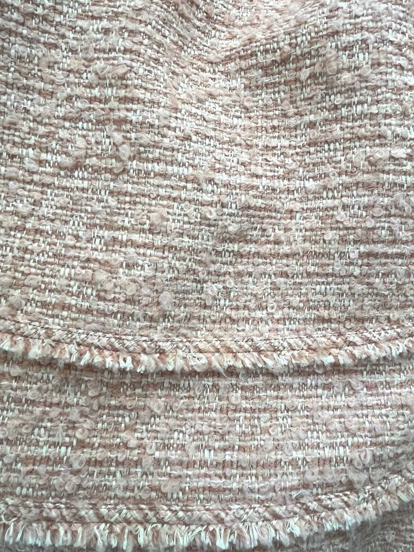 ルネ　TISSUE社　ツイードスカート　ピンク　36 未使用品