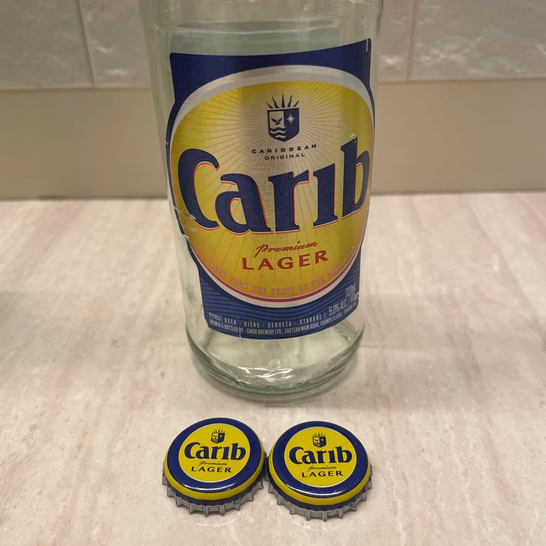 地ビール 王冠 カリブ海 世界遺産 希少 貴重 海外ビール レア ビール瓶