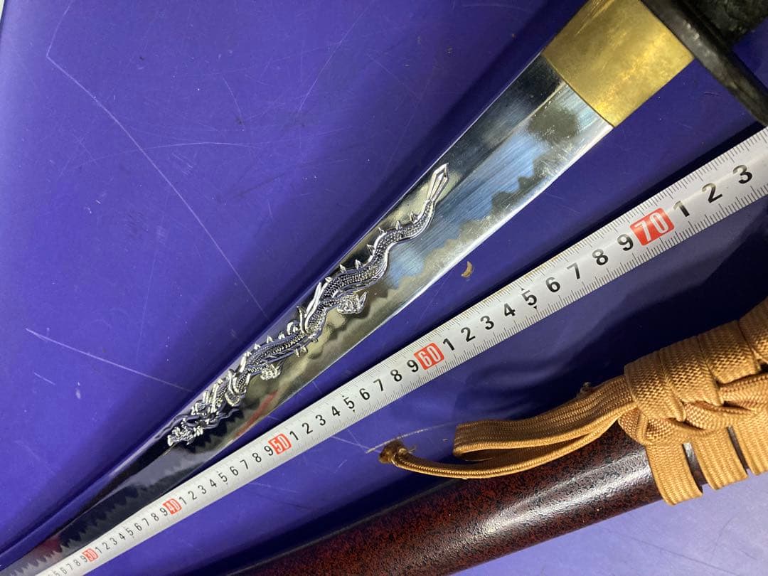 G）模造刀 日本刀 太刀 総長さ約104cm