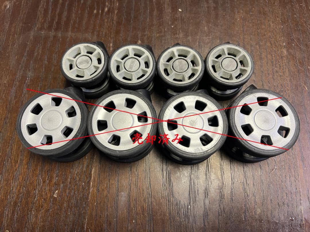 リモワ RIMOWA 純正 ホイール 50mm 四点セット リモワ 交換マルチホイール 50mm ロゴ入りベーシュ 4個 (MWHS-LOGO