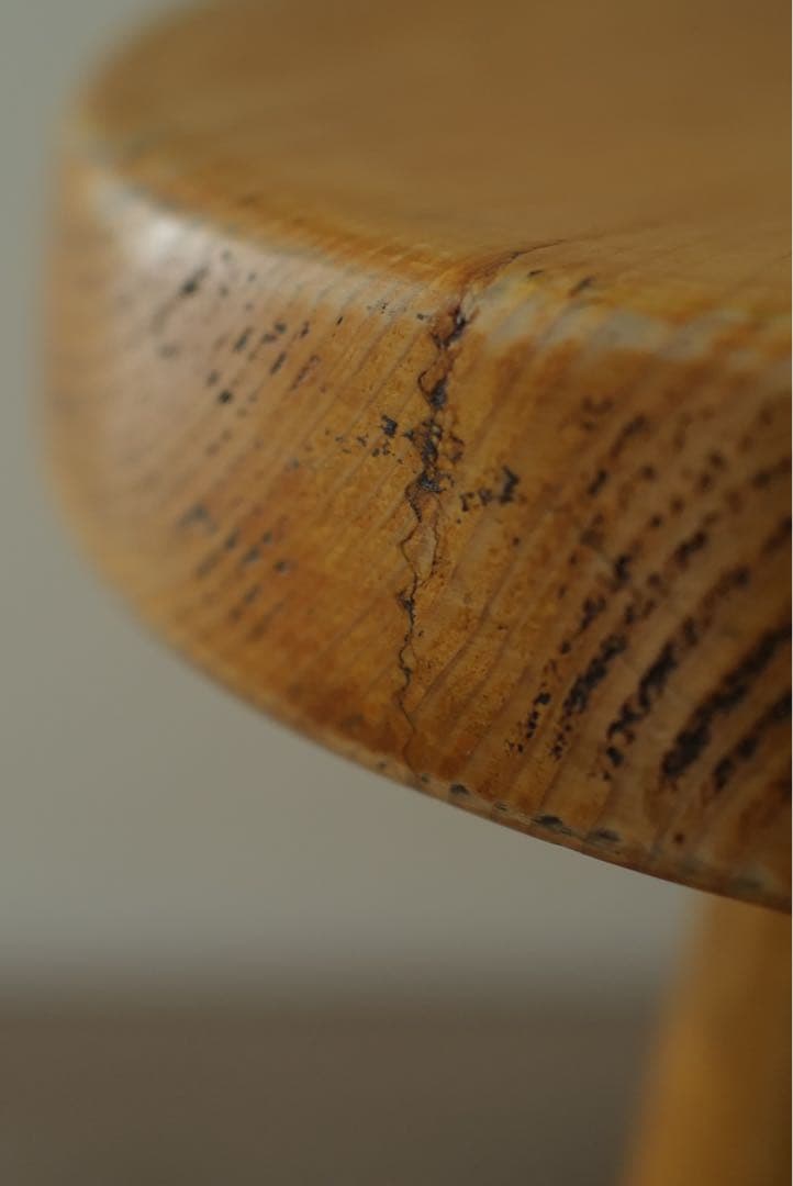 シャルロットペリアン　レザルクスツール　1960s