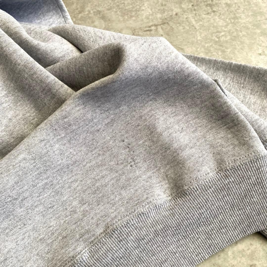 神シルエット 90s ラッセル 無地 パーカー USA製 XXL グレー