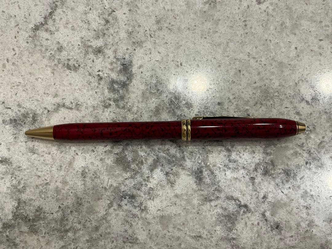 CROSS タウンゼント カーディナル レッドラッカー マーブル シャープペン