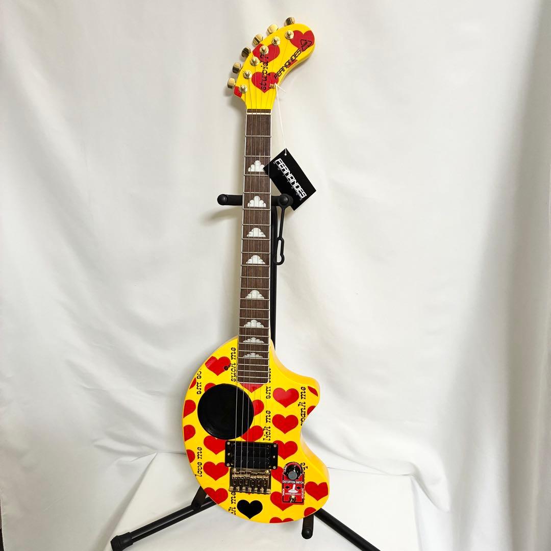 極美品】FERNANDES ZO-3 hide YELLOW HEART - メルカリ