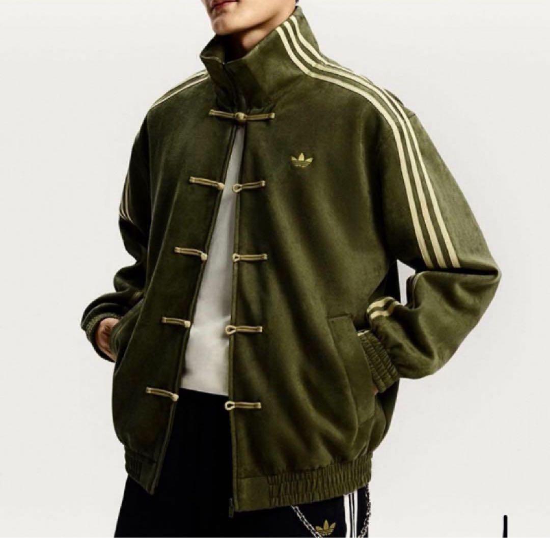 アディダス 中国限定 蛇年トラックジャケット緑　S サイズ