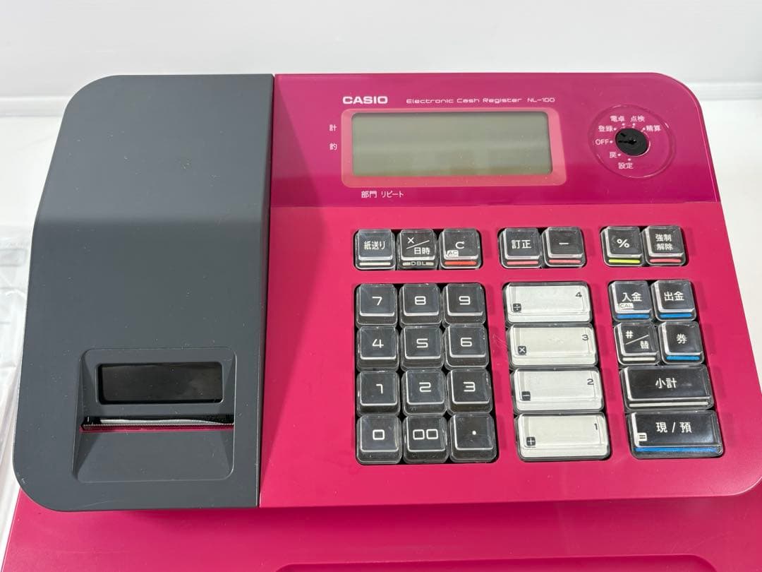 レジスタ CASIO ピンク色 NL-100