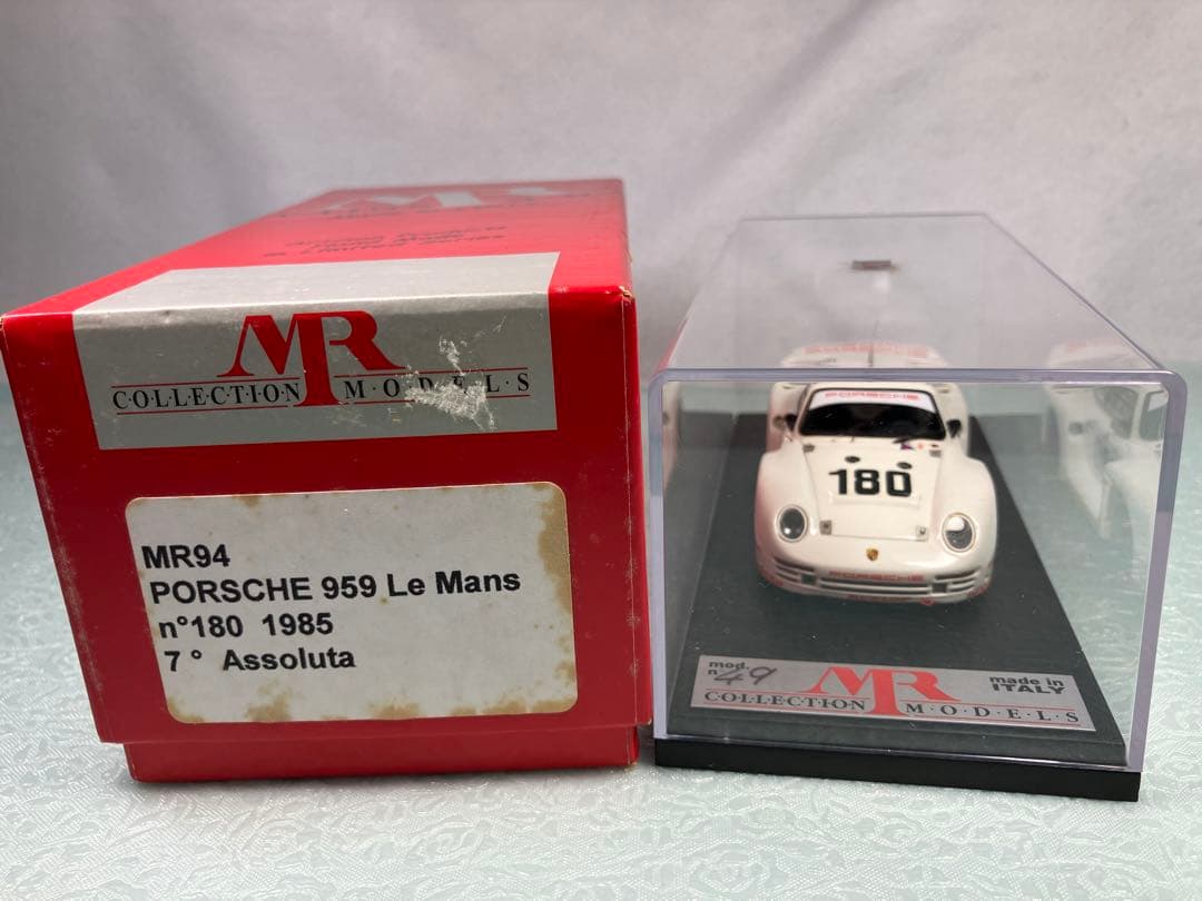 MRコレクション　Porsche 959 1986年　ル・マン　No.180 白