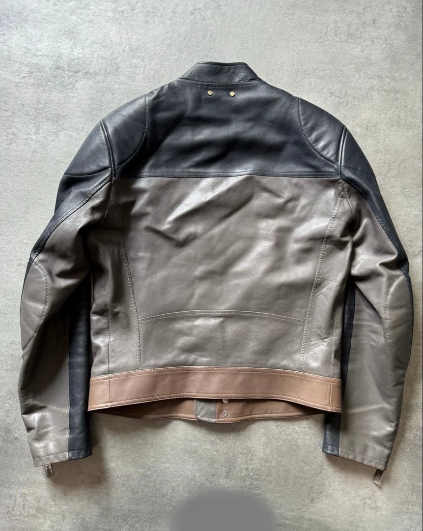 最終価格 ルイヴィトン レザージャケット ライダース カフェレーサー