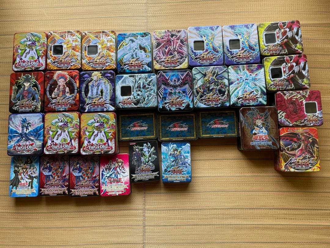 遊戯王 tin缶 空 31個