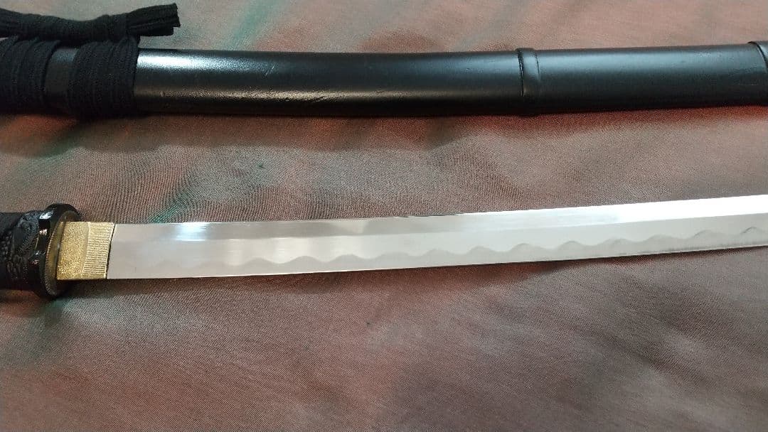 【鐺・責金】模造刀 小太刀 長脇差 模擬刀 軽量アルミ刀身 拵え 鍔 刀