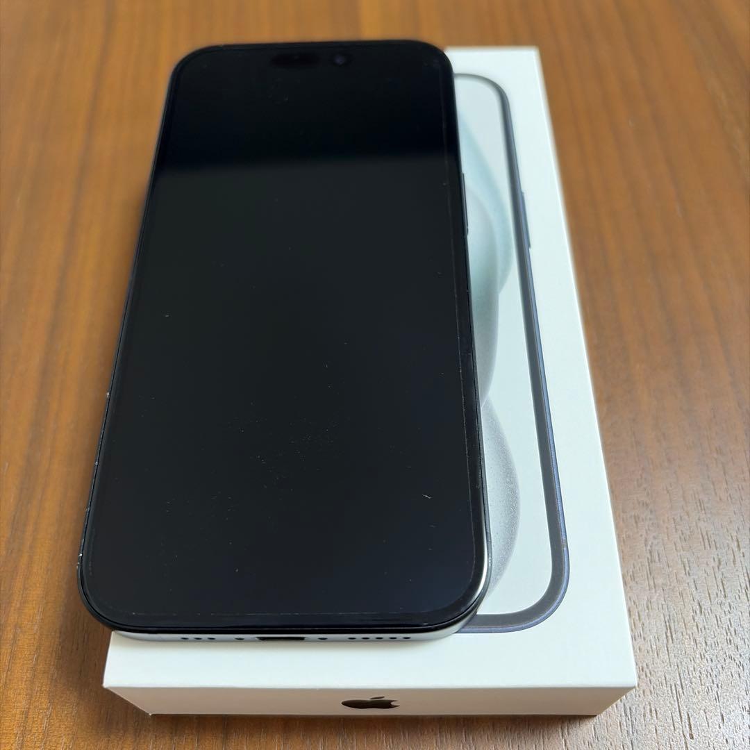 Apple iPhone 15 ブラック 本体 箱付き　バッテリー87% 美品 iPhone15 512GB バッテリー最大容量87% ネットワーク利用制限なし