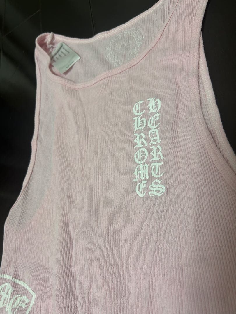 希少カラー　クロムハーツ　タンクトップ　ピンク　Mサイズ