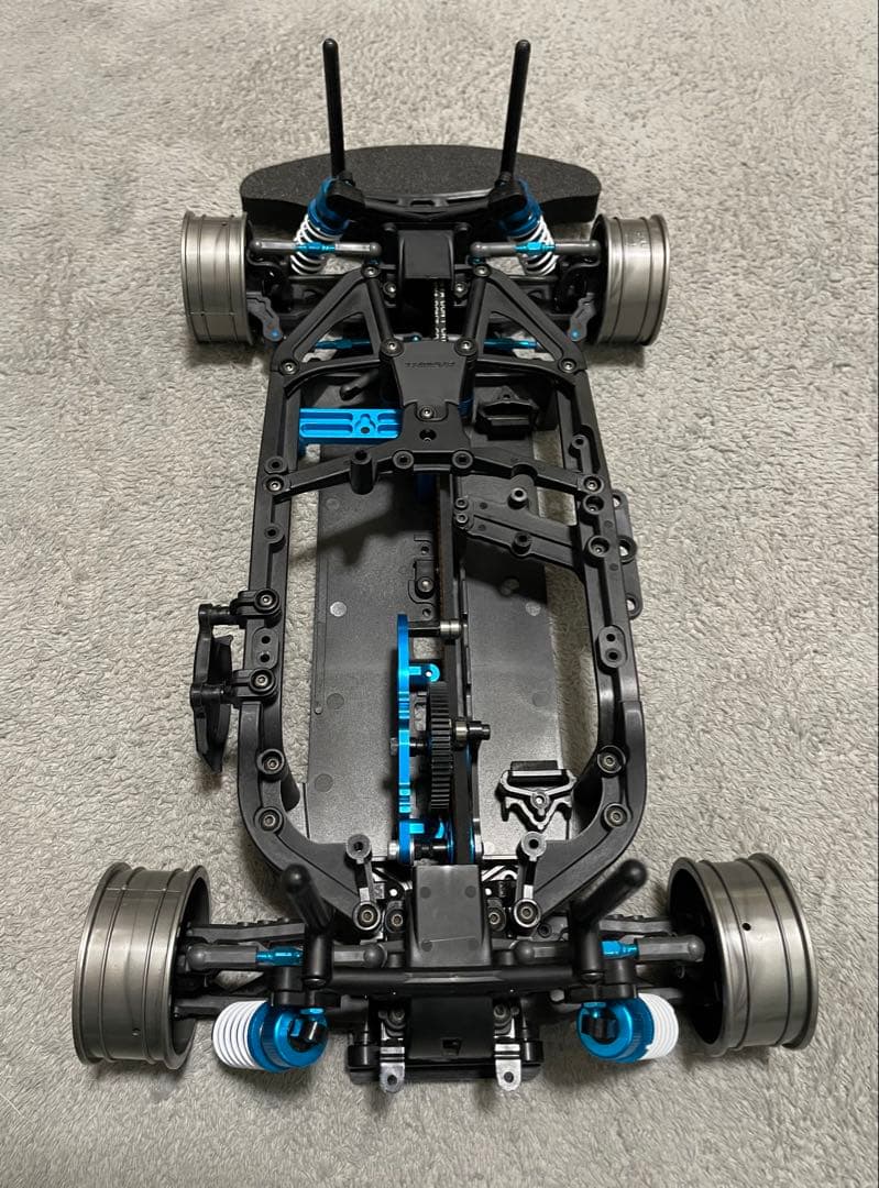 タミヤ TA07 PRO シャーシ　オプション多数　ボディ付　組立済　未走行