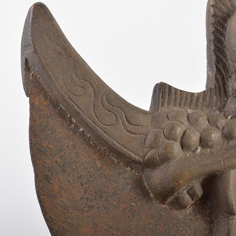 チベット密教法具 古銅 カルティカ カルタリ 曲刀 斧 M R7285