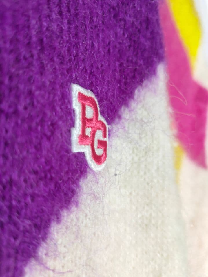 ト*)様 新品7万円 パーリーゲイツ モヘアニット＆スカート ふわふわ上下セット